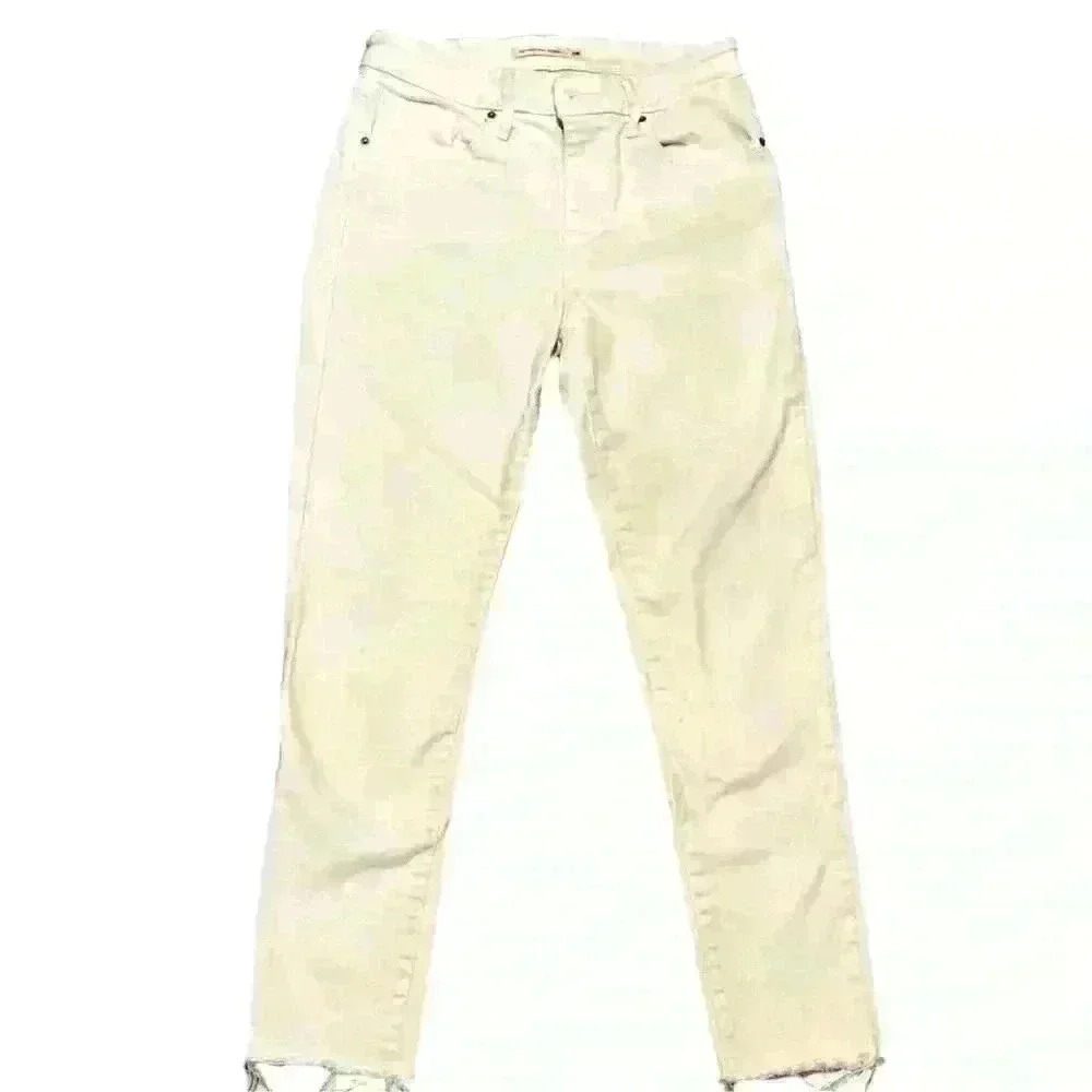 Levi's Jean, High-Rise Skinny White Sz 28.